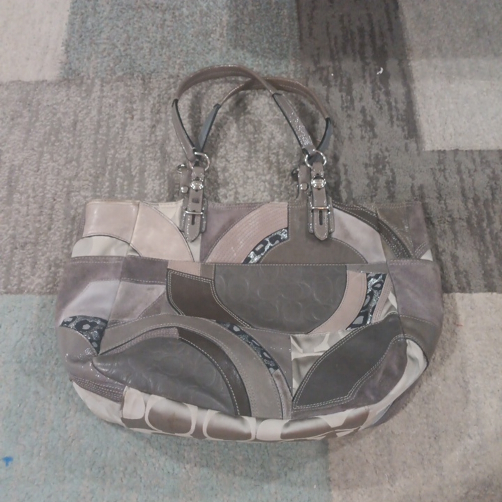 Coach Multicolor Patchwork Shoulder Bag - Picture 6 of 6